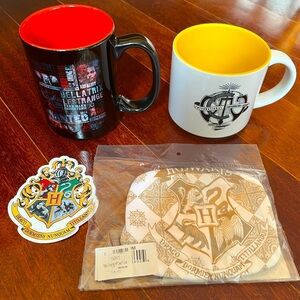 Harry Potter Bundle- 2 mugs, face mask and sticker